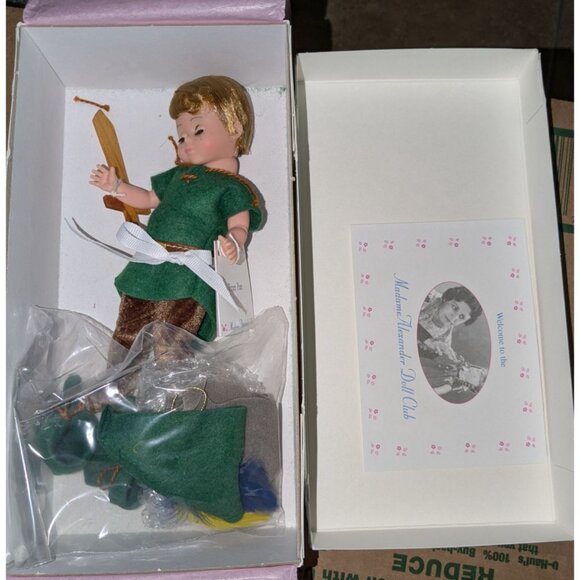 Madame Alexander Peter Pan Doll 8" The Classic Friends #13660 box accessories - Picture 1 of 8